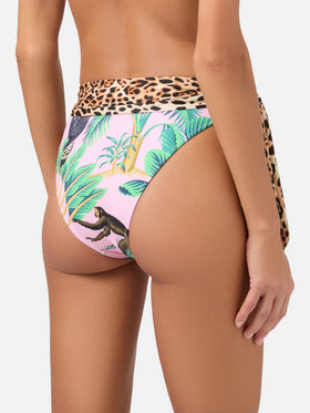 Bikini a bralette May Sienna con stampa tropicale