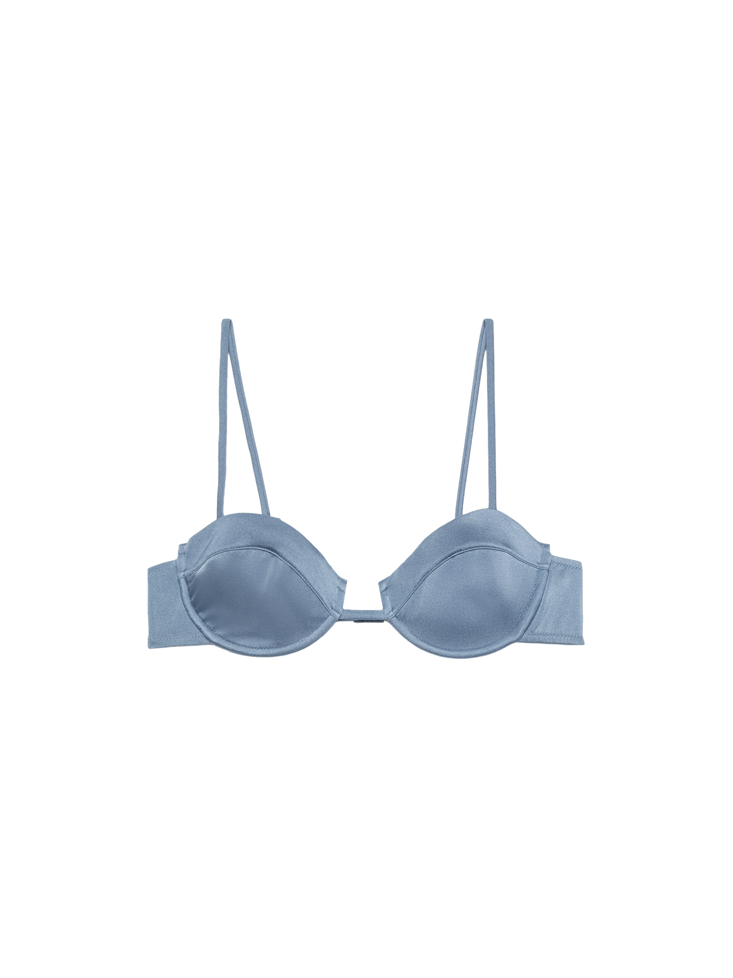 Salina shimmer avio blue underwired bralette - MC2 Saint Barth