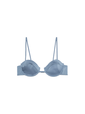 Salina shimmer avio blue underwired bralette - MC2 Saint Barth