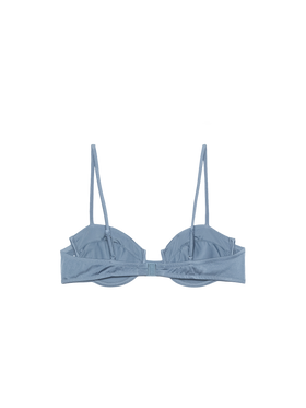 Salina shimmer avio blue underwired bralette - MC2 Saint Barth