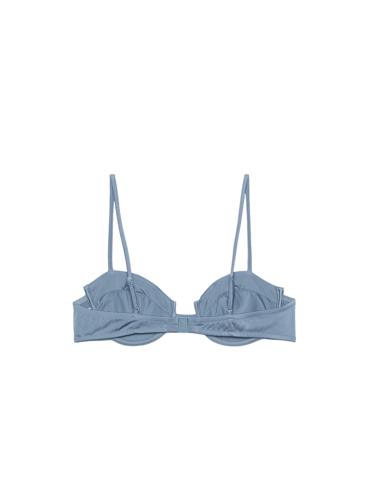 Salina shimmer avio blue underwired bralette - MC2 Saint Barth