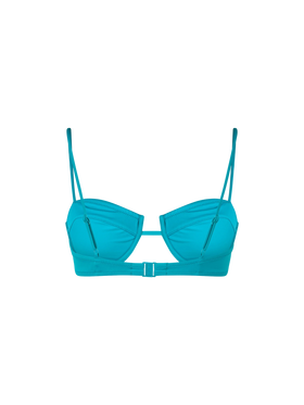 Teal Green Salina underwired bralette top - MC2 Saint Barth