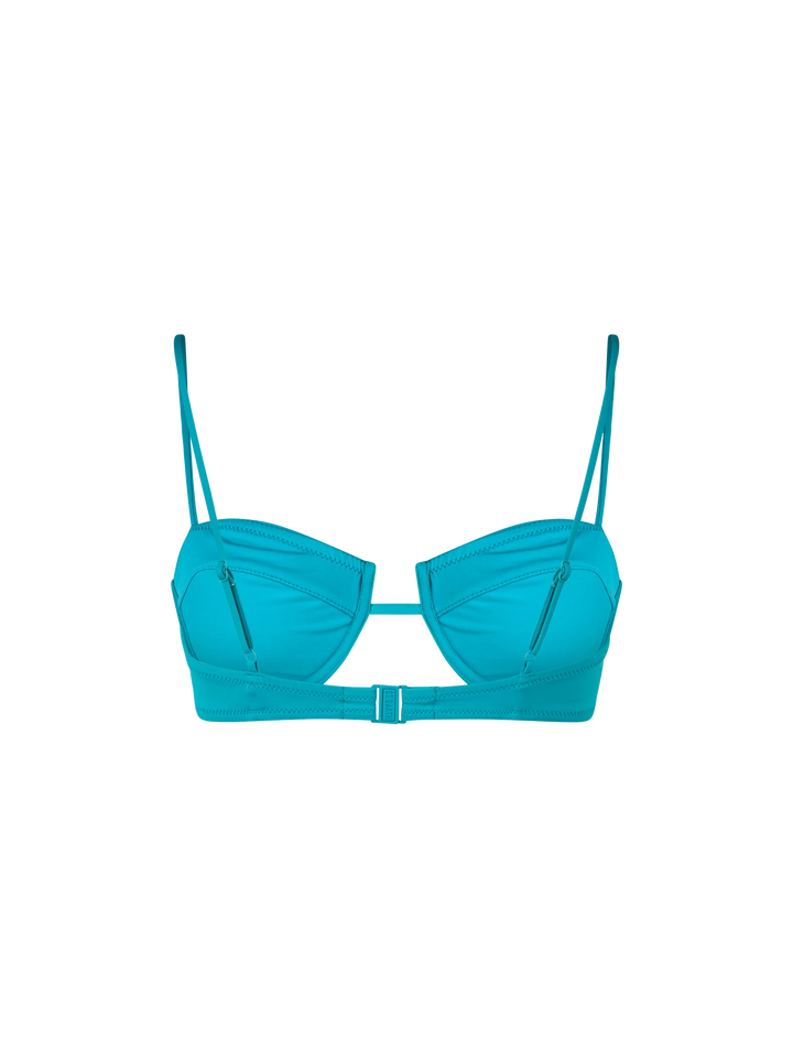 Teal Green Salina underwired bralette top - MC2 Saint Barth