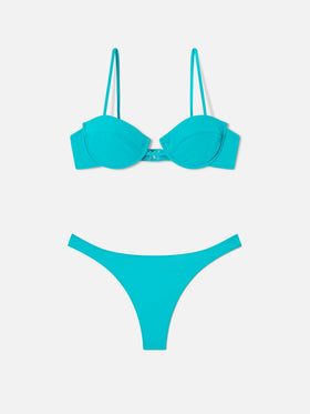 Bikini bralette à armatures Salina Naomi vert sauge 