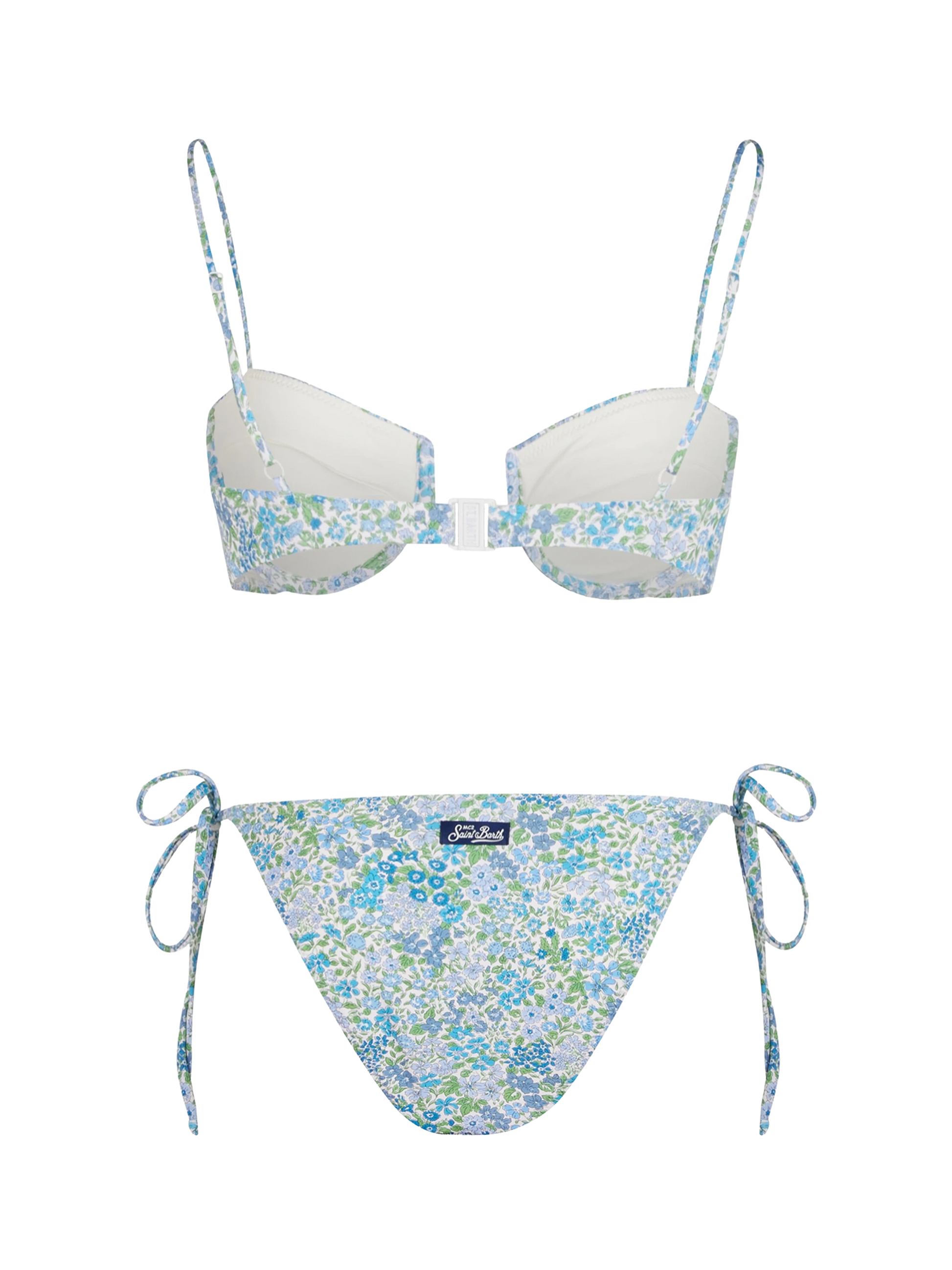 Woman Joanna Luise underwired bralette bikini Salina Virgo | MADE WITH LIBERTY FABRIC - MC2 Saint Barth