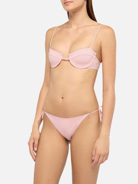 Salina Virgo pink bralette bikini