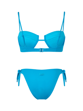Woman turquoise underwired bralette bikini Salina Yali - MC2 Saint Barth