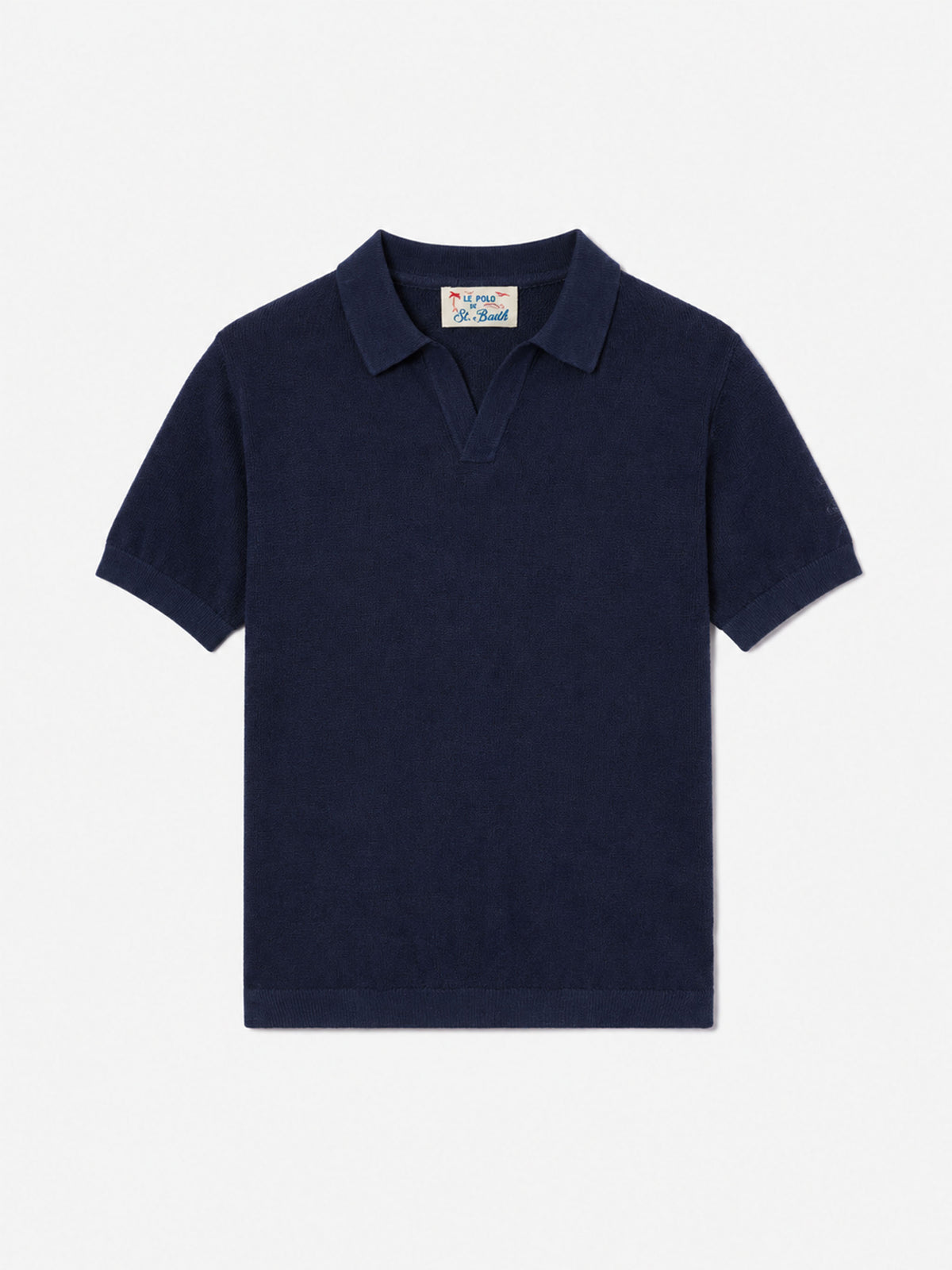 Polo Sloan Jr in maglia blu navy
