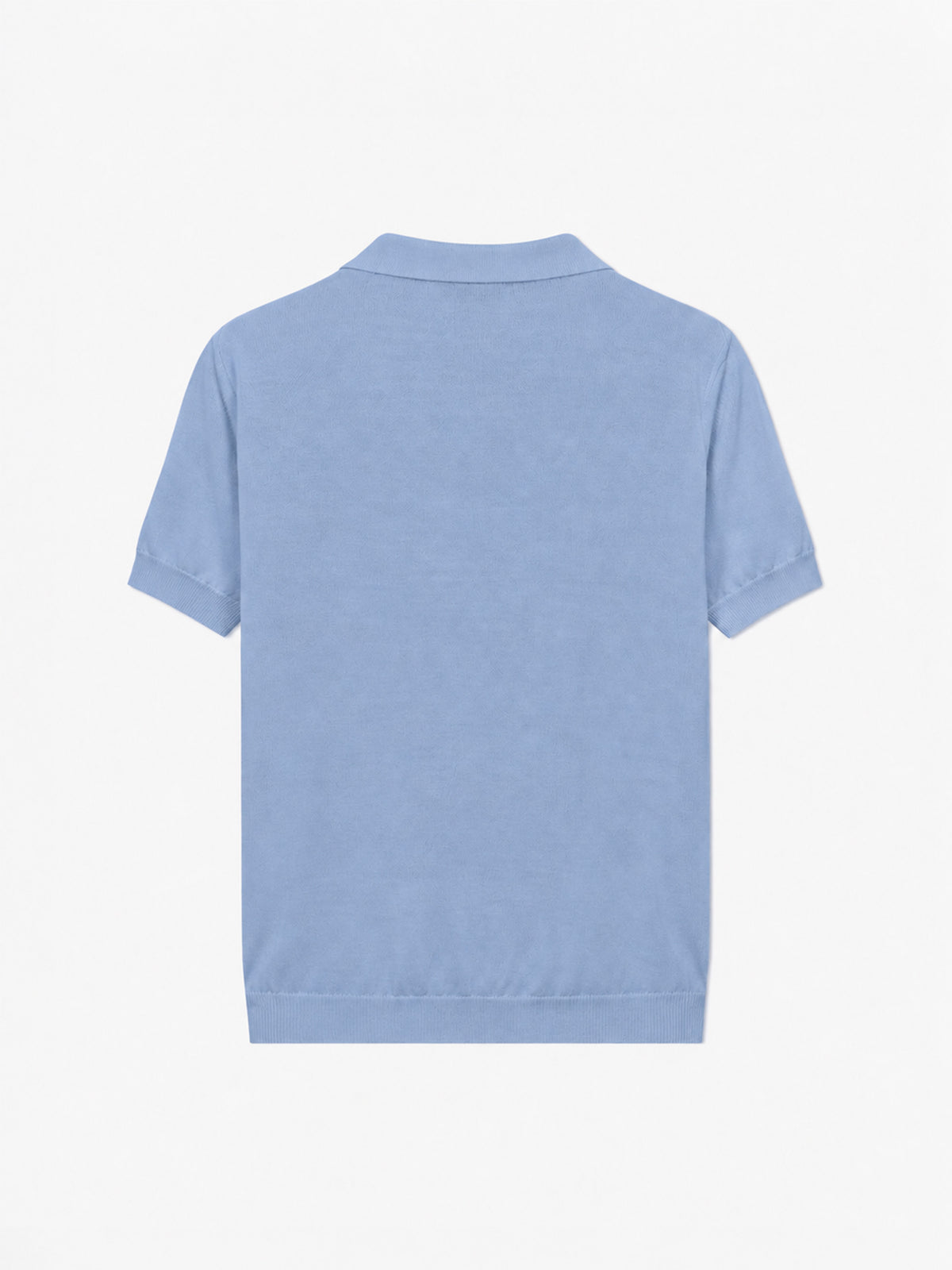 Polo in maglia Sloan Jr azzurra