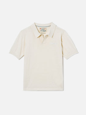 Cream Sloan Jr polo