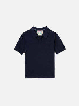 Polo Sloan Jr blu navy