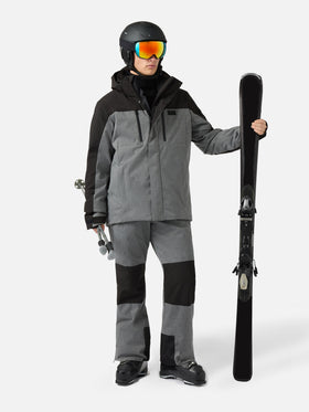 Skihose Snowbird in meliertem Grau mit Recco®-Technologie