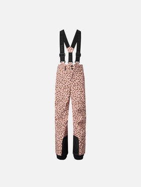 Skihose Sarenne mit Leopardenmuster