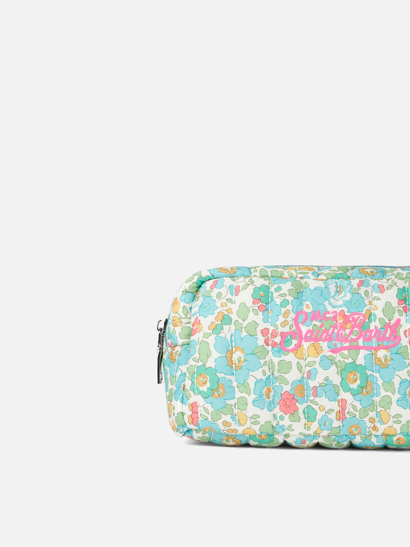 Betsy patch quilted Soft Pouch | MADE WITH LIBERTY FABRIC