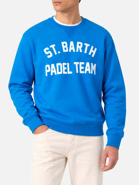 Felpa in cotone con stampa St. Barth Padel Team