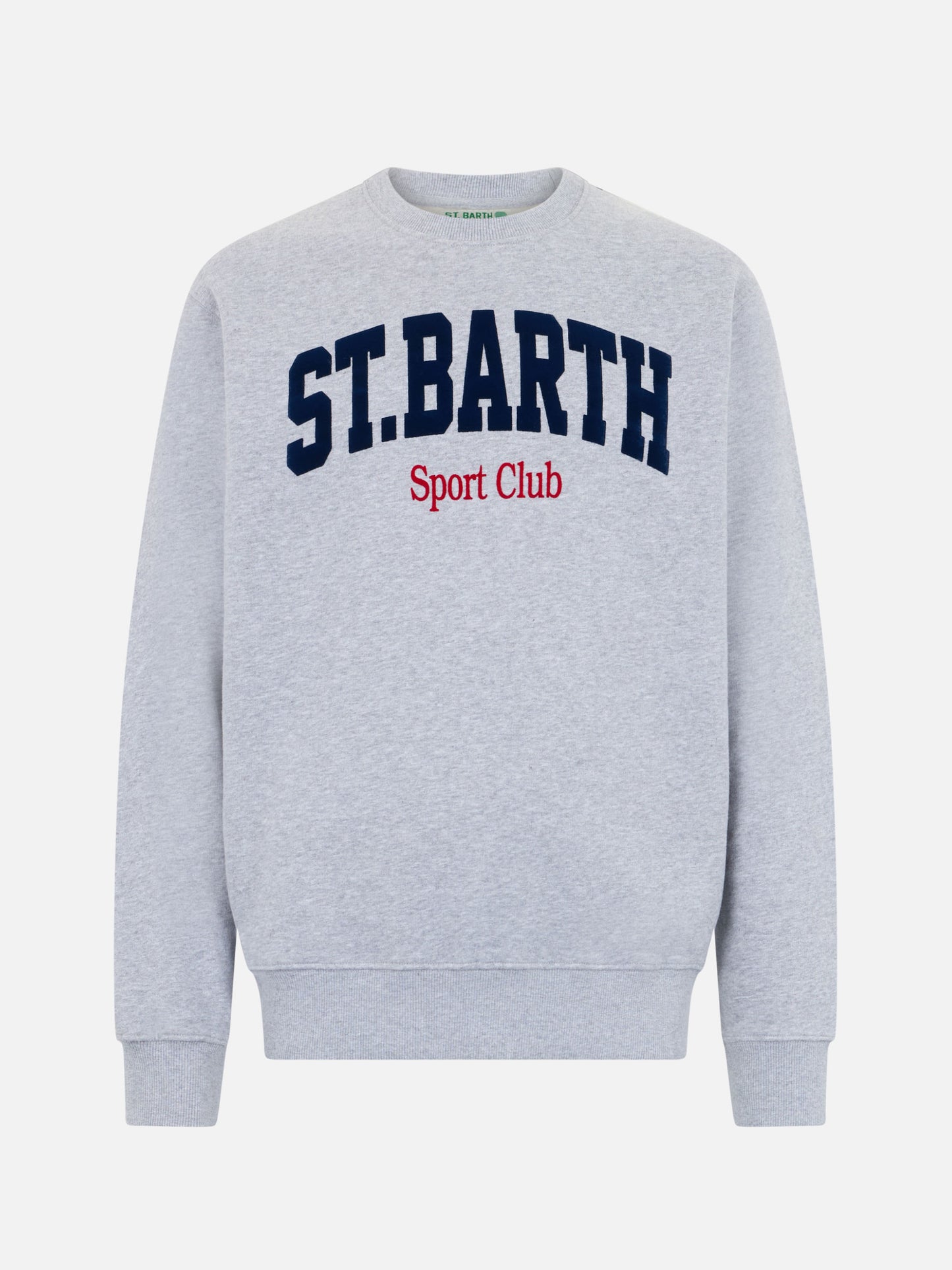 Man gray melange sweatshirt Soho St Barth sport - MC2 Saint Barth