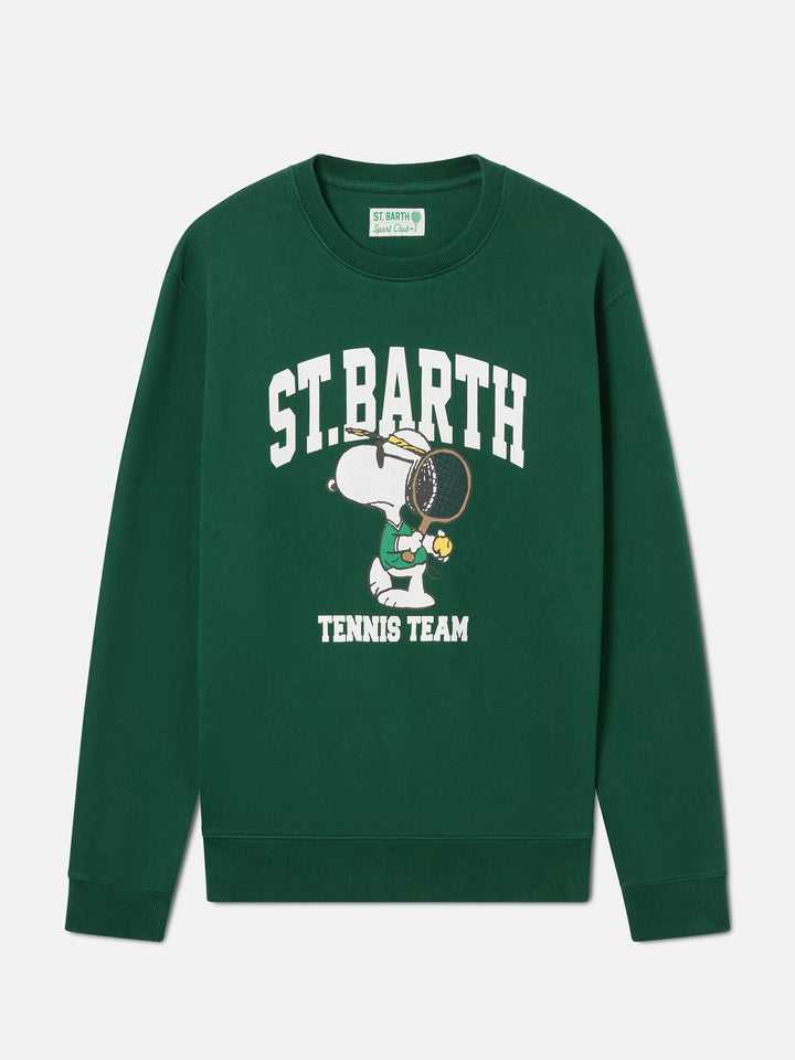 Sudadera Soho de algodón verde con estampado de Snoopy | Special edition 