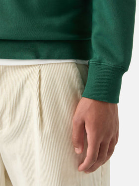 Green Soho cotton sweatshirt with Snoopy print | Special edition