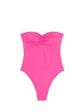 Soleil fuchsia strapless one-piece swimsuit - MC2 Saint Barth