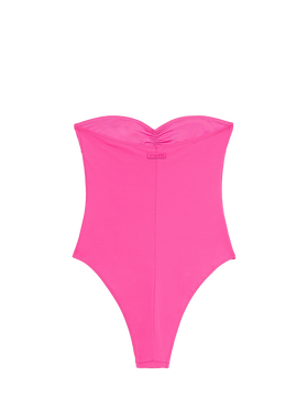 Soleil fuchsia strapless one-piece swimsuit - MC2 Saint Barth