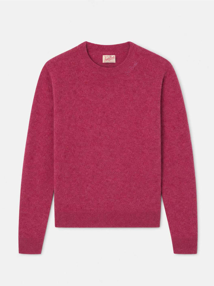 Pull femme Sorbonne en fil stretch Peony 