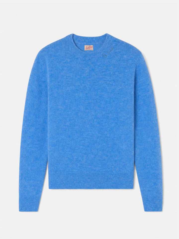Maglione Sorbonne azzurro polvere