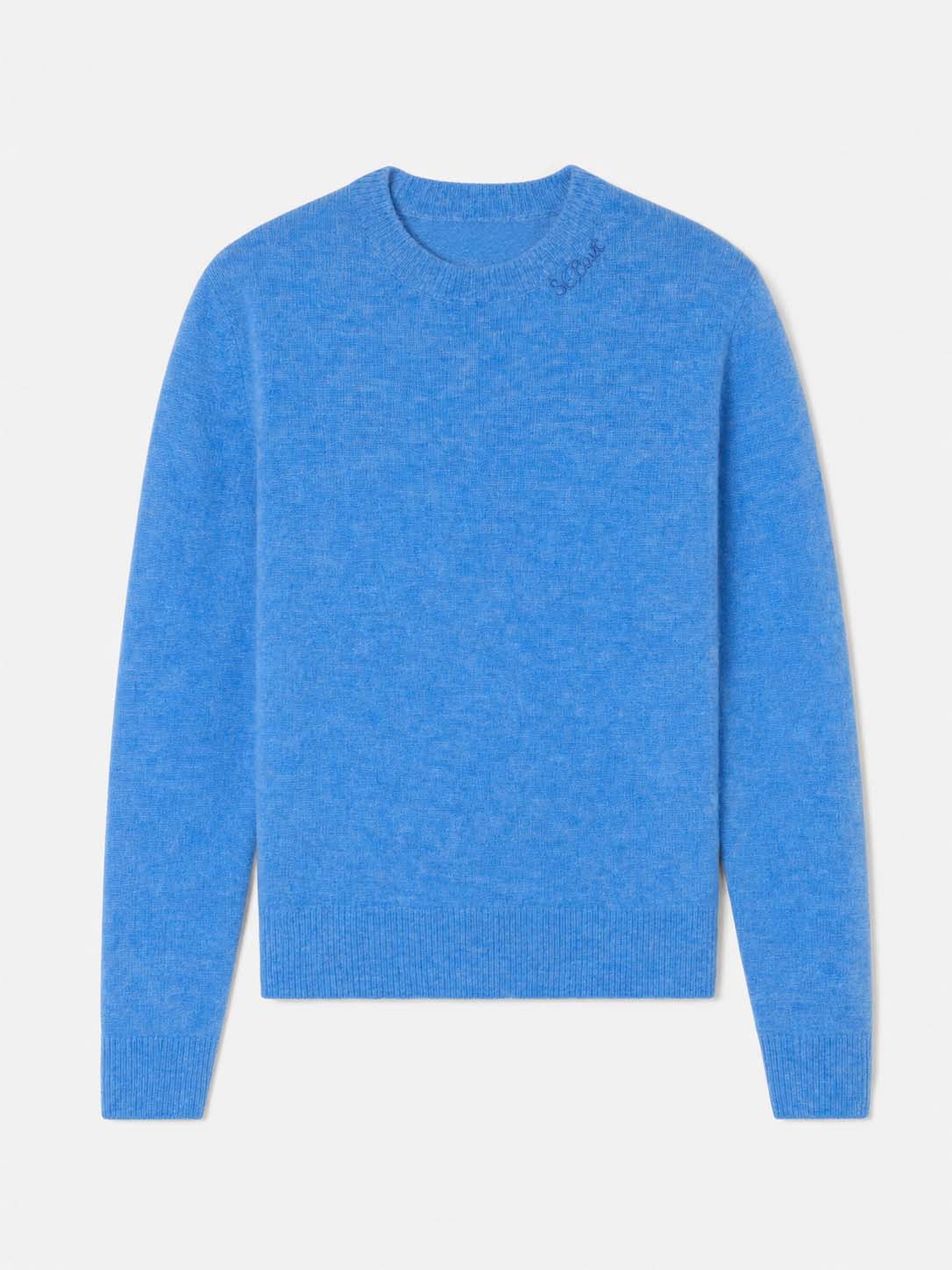 Maglione Sorbonne azzurro polvere