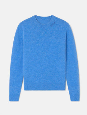 Maglione Sorbonne azzurro polvere