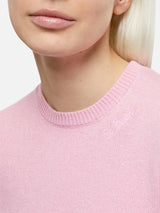 Maglione da donna Sorbonne rosa bubble