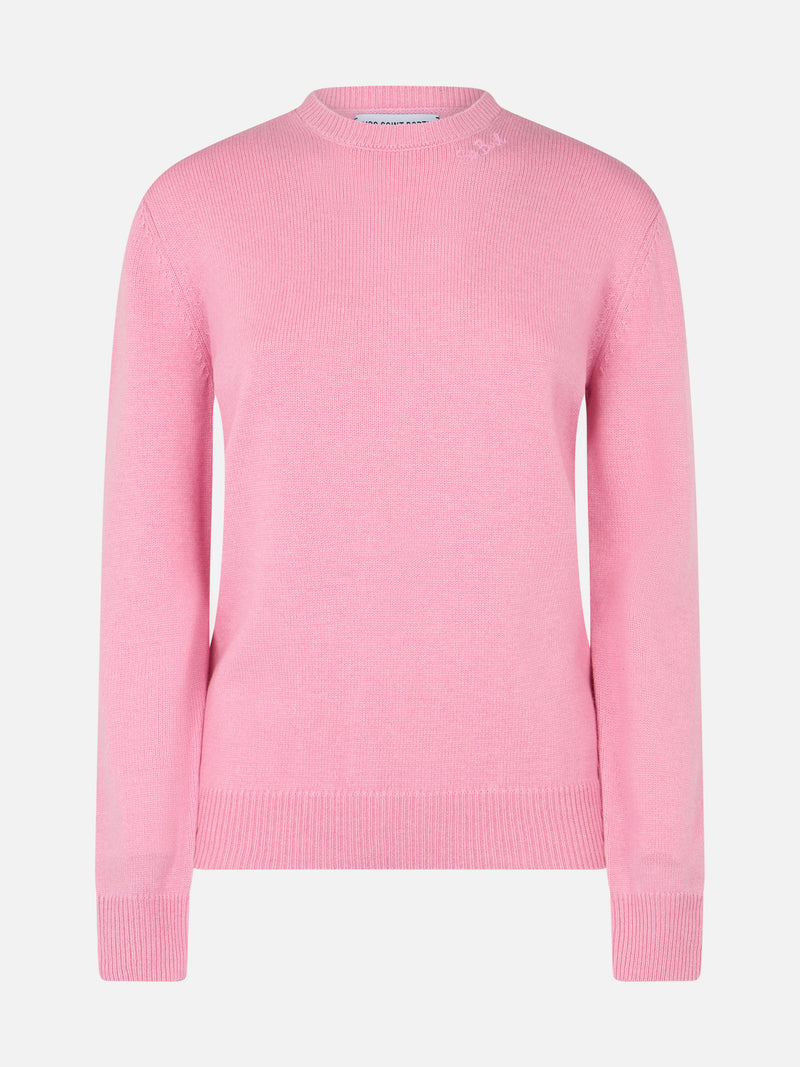 Maglione da donna Sorbonne rosa bubble