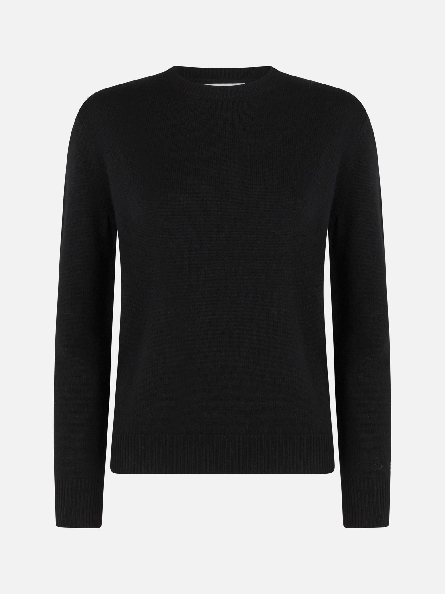 Woman black pure cashmere sweater Sorbonne - MC2 Saint Barth