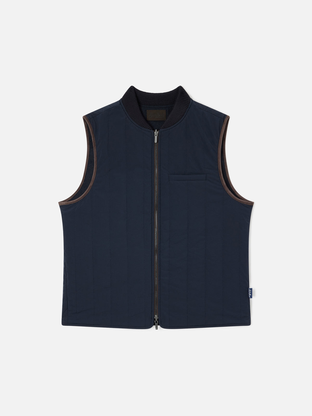 Wendeweste Spencer aus Wollmischung in Navy blue 