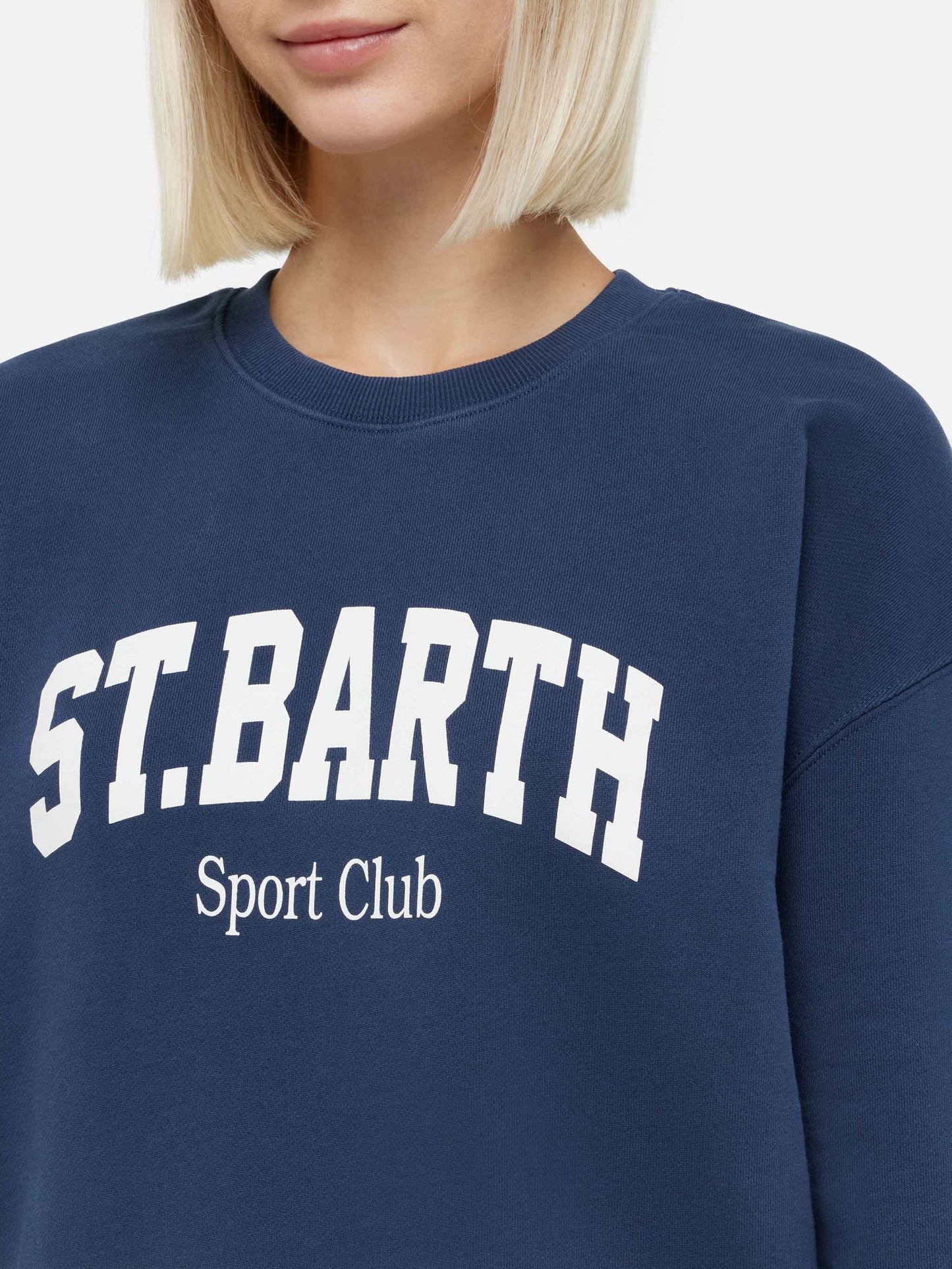 Stardust-Baumwoll-Sweatshirt mit St. Barth Sport Club-Print