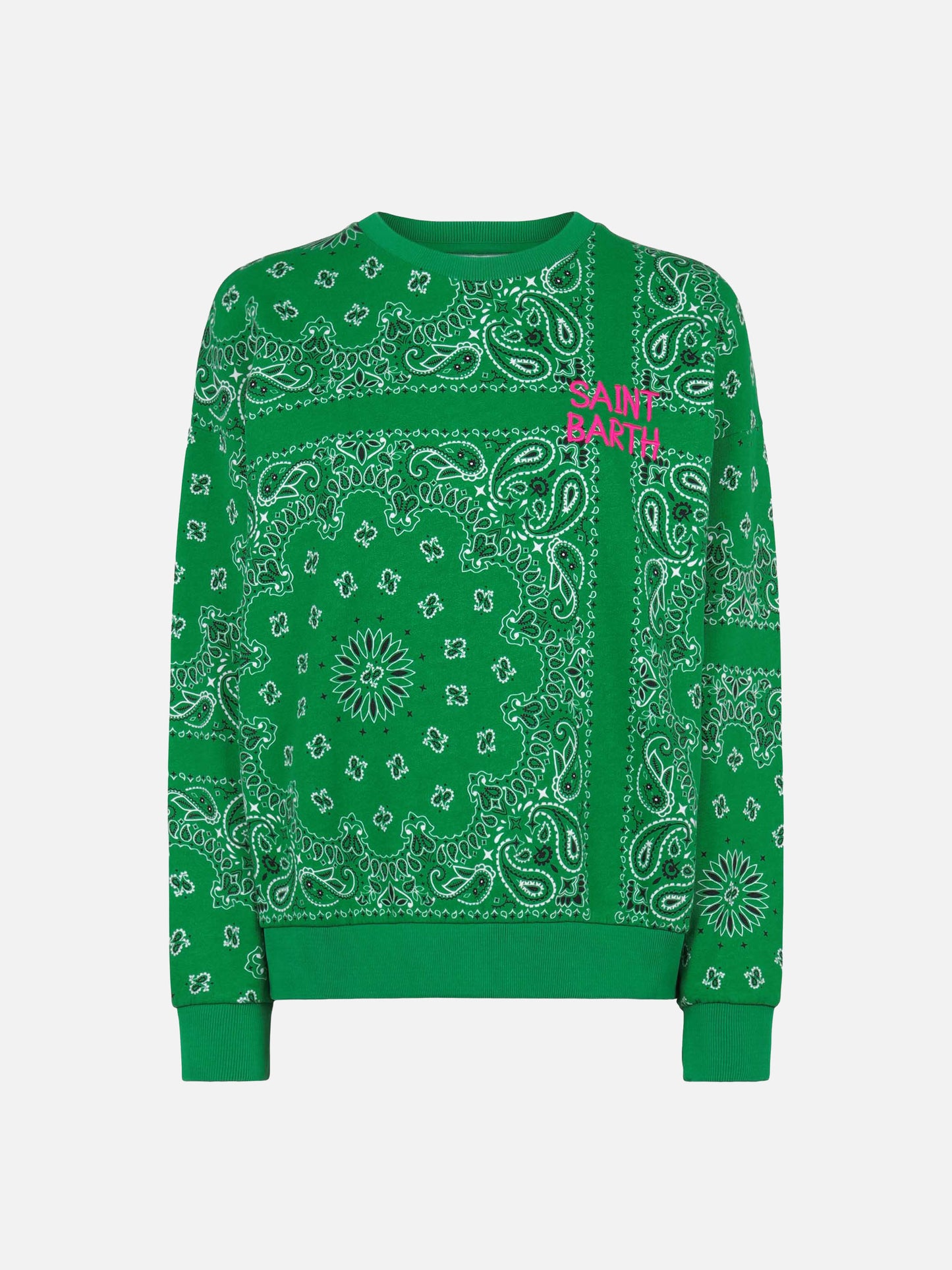 Damen Baumwoll-Sweatshirt Stardust mit Bandanna-Print
