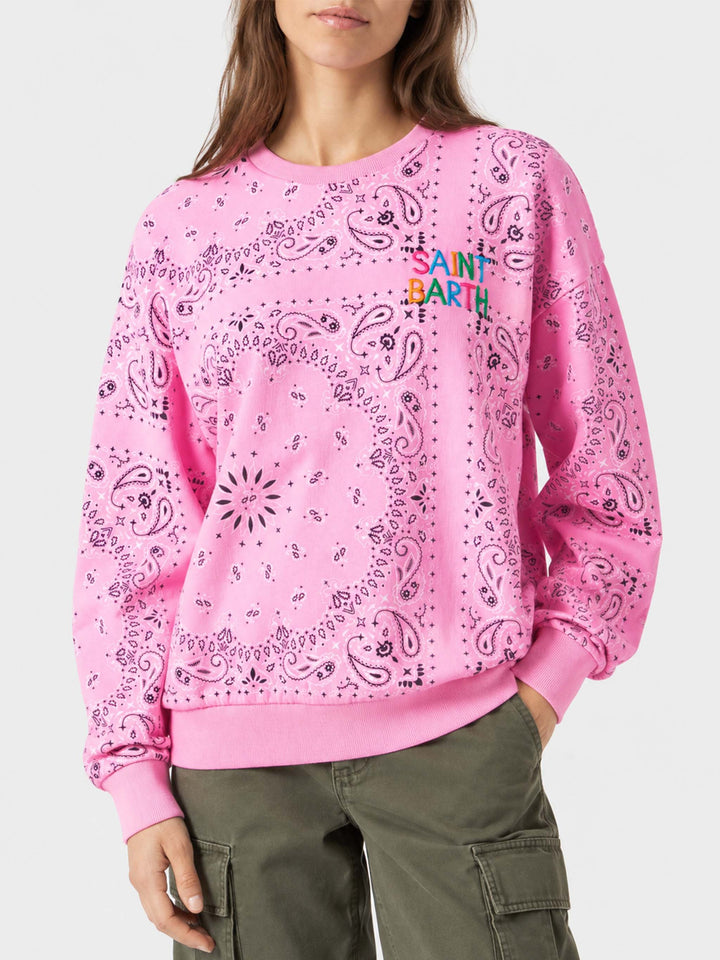 Stardust pink bandana sweatshirt
