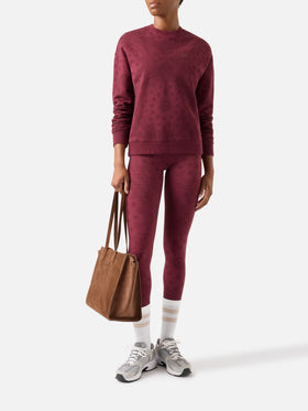 Stardust sweatshirt with bandanna print