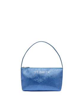 Mini bag Strassy with avio blue rhinestones - MC2 Saint Barth