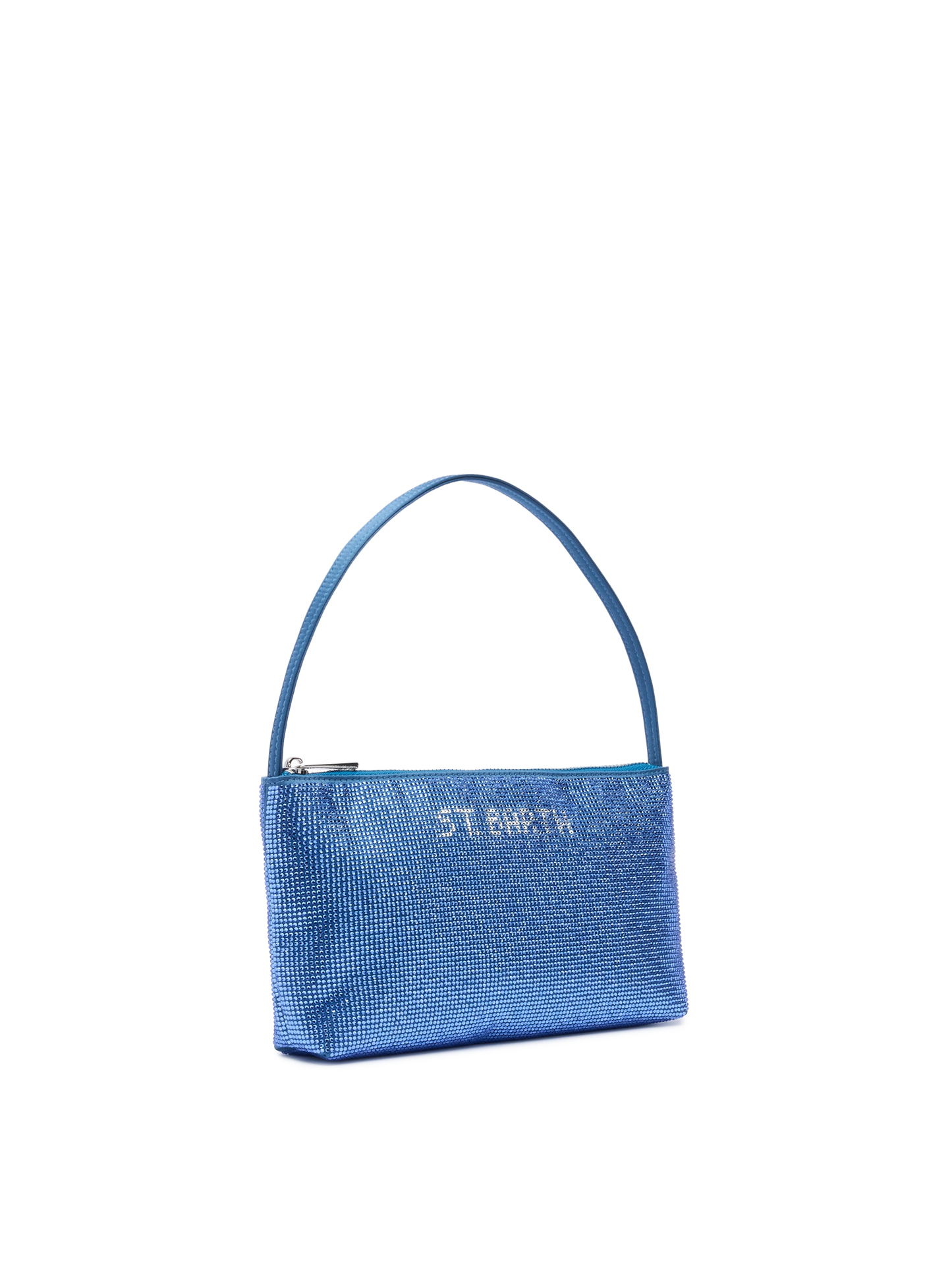 Mini bag Strassy with avio blue rhinestones - MC2 Saint Barth