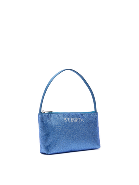 Mini bag Strassy with avio blue rhinestones - MC2 Saint Barth