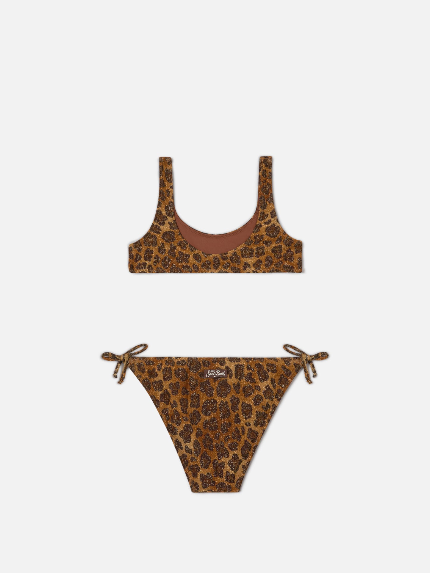 Bikini Taffy in lurex animalier con top bralette