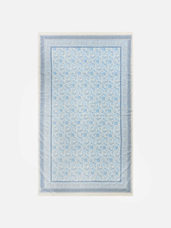 Pareo lungo Thaiti misto seta con stampa batik floreale