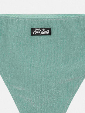 Tilly lurex bikini with smocked point embroidery - MC2 Saint Barth