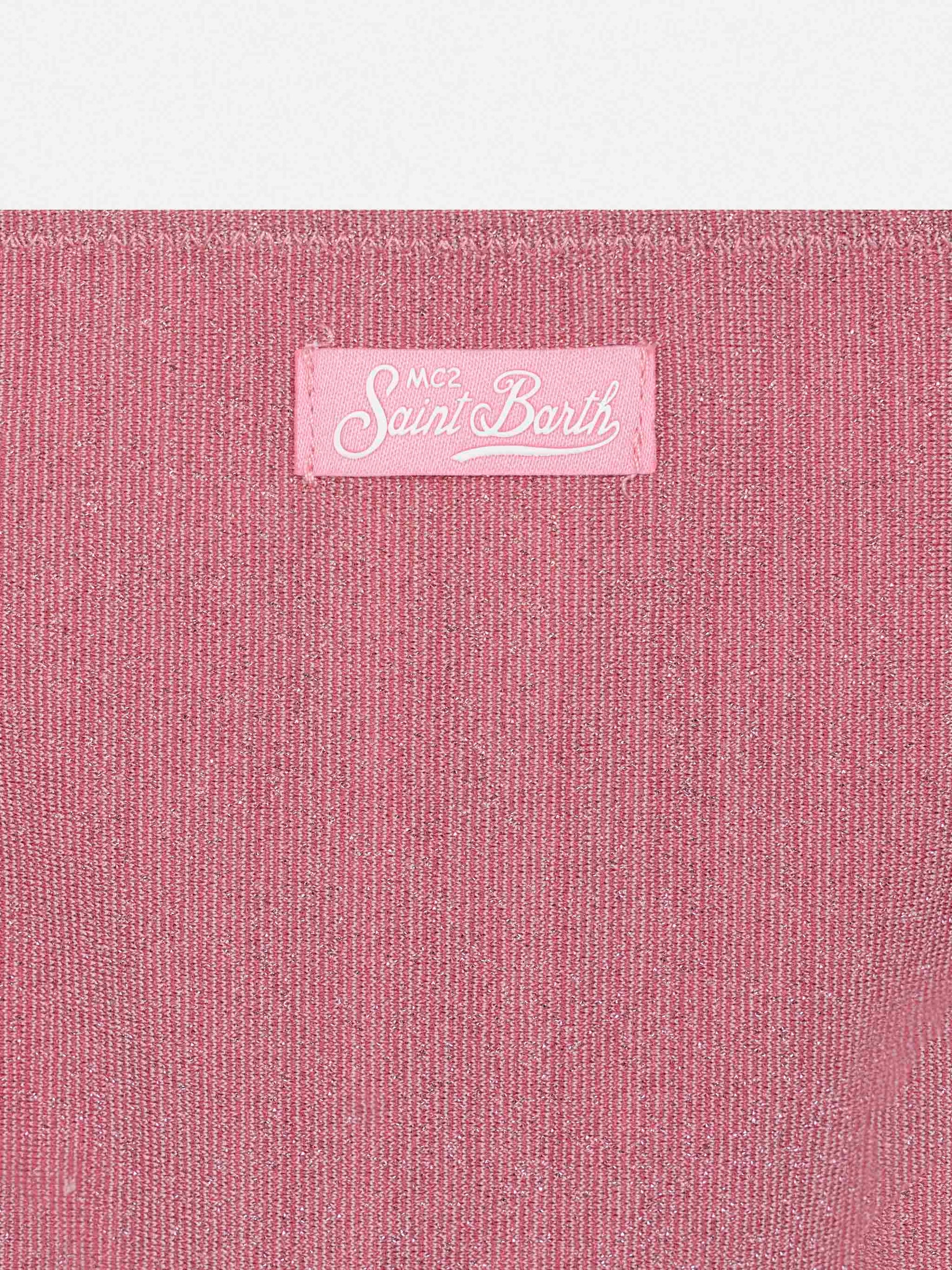 Tilly lurex bikini with smocked point embroidery - MC2 Saint Barth