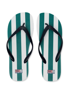 Flip flops Tommy with striped print - MC2 Saint Barth