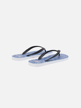 Claquettes Tommy en caoutchouc à enfiler avec imprimé bandana 