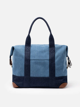 Travel duffel denim bag - MC2 Saint Barth