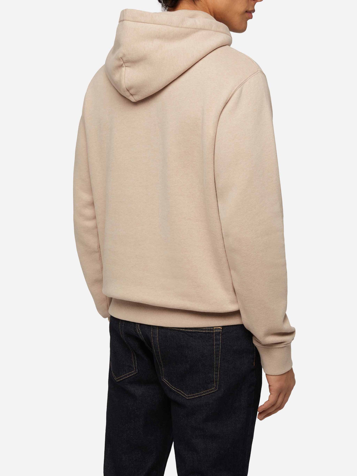 Mélange beige sweatshirt Tribeca with St. Barth embroidery - MC2 Saint Barth