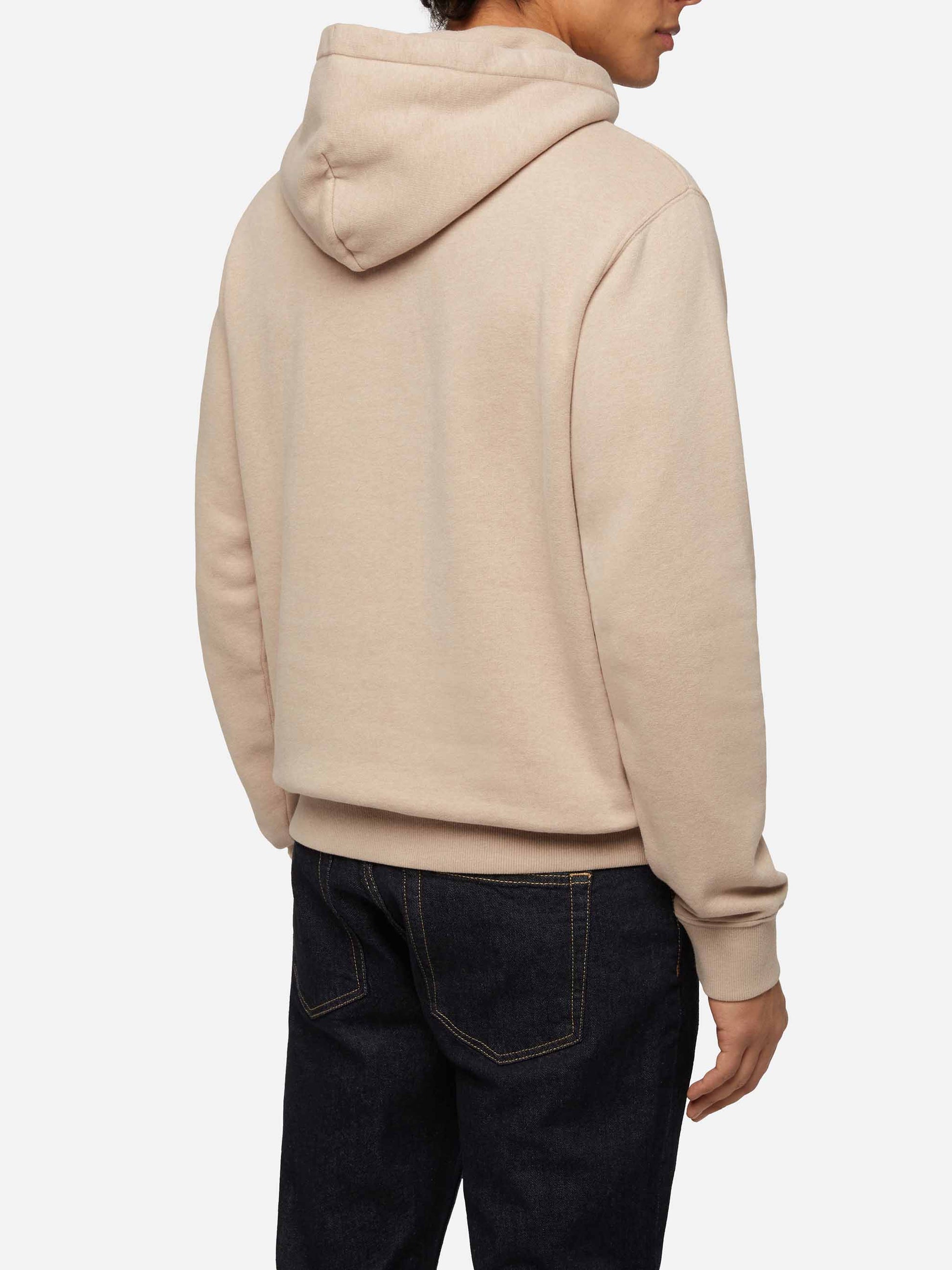 Mélange beige sweatshirt Tribeca with St. Barth embroidery - MC2 Saint Barth