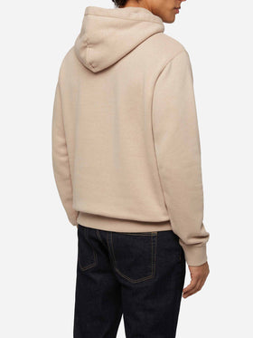 Mélange beige sweatshirt Tribeca with St. Barth embroidery - MC2 Saint Barth