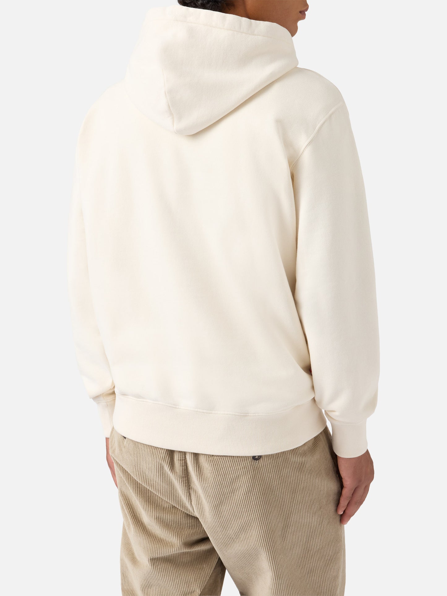 Tribeca Baumwoll-Hoodie in Creme mit St. Barth-Stickerei